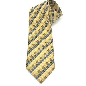 David Taylor Collections Men's Neck Tie Polyester 59" L 3.5" W Yellow